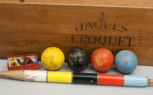 John Jacques vintage croquet set